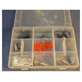 Fishing Sinker Weights & Clear Floats Lot