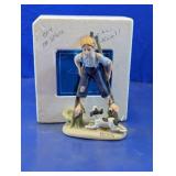 Rockwell Boy on Stilts Porcelain Figurine