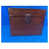 Wooden Storage Chest / Document Box