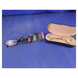 Reading Glasses & Metal Eyeglasses Set