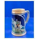 German Hunting Scene Beer Stein