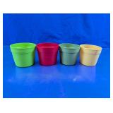 Vintage Plastic Pastel Coffee Mugs Lot