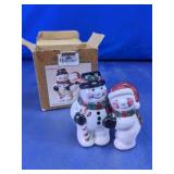HollyTree Handpainted Snowman Salt & Pepper Set