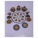 Strawberry Mini Tea Set & Trivet Assortment