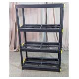 4-Tier Black & Yellow Heavy Duty Storage Shelving