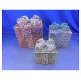 Wire Present Holiday Decorations