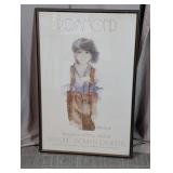 Vintage Christine Rosamond 1978 Exhibition Poster