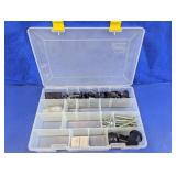 Plano Organizer Box w/ Assorted Hardware Lot