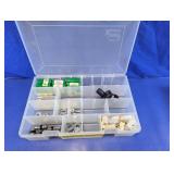 Plano Case w/ Valve Stems & Hardware Lot