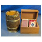 Glass Refrigerator Bottle & Wedge Canister Set
