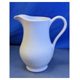 White Ceramic Pitcher
