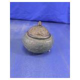 Crackle Finish Decorative Trinket Box