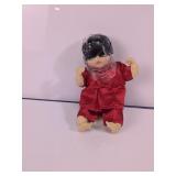 Baby Doll Red Satin Outfit