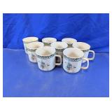 Snowman Stoneware Mug Set