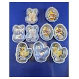 Wilton Easter Aluminum Cake Pan Lot
