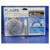 Philips 4-in-1 CD/DVD Complete Cleaning System
