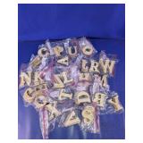 Wooden Alphabet Craft Letters Assortment