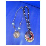 Boho Wood Pendant Necklace Assortment