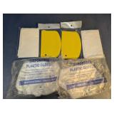 Plastic Dough Scraper & Gloves Assortment