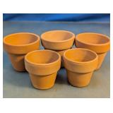 Miniature Terracotta Flower Pots