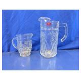 Cristal D'Arques Pitcher & Creamer Set