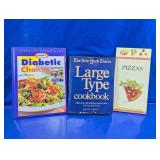 Kraft Diabetic, Pizzas & Large Type Cookbooks