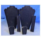 Black Display Easels & Sign Holders Set