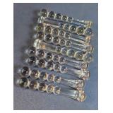 Clear Glass Cocktail Muddlers Stirrers