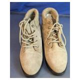 Coasters Leather Upper Lace Up Ankle Boots