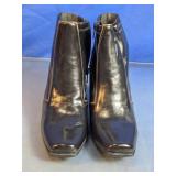 Nickels Patent Ankle Boots Size 7