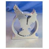 Heavy Solid Stainless Steel Eagle Art Sculpture