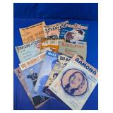 Vintage Sheet Music Collection Lot