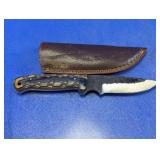 Hand-Forged Custom Fixed-Blade Hunting Knife