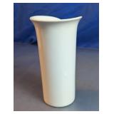 Modern White Porcelain Flared Rim Vase