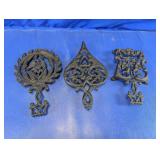 Cast Iron Trivet Wall Decor Set