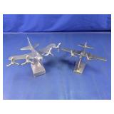 Metal Airplane Display Models