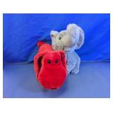 TY Beanie Buddy Rover & Elmer Plush Pair