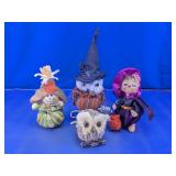Fabric Halloween & Fall Tabletop Figurines