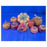 Assorted Styrofoam Decorative Pumpkins