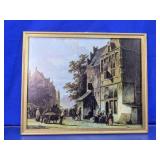 Framed Street Scene Wall Art