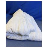 White Knit Throw Blanket