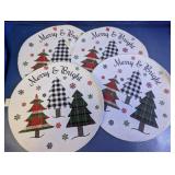 Merry & Bright Christmas Placemats Set