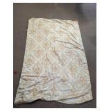 Damask Window Curtain Panel