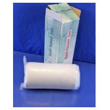 White 100% Polyester Bath Towel Set