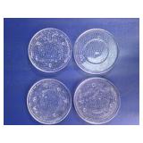Candle Holder Plates Lot