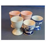 Vtg. Assorted Ceramic & Porcelain Egg Cups Lot