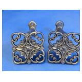 Ornate Scroll Curtain Holdback Set