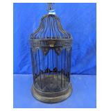 Gothic Birdcage Pillar Candle Holder