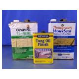 Wood Finishing Products Lot