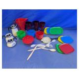 Assorted Plastic Toy Kitchenware Set